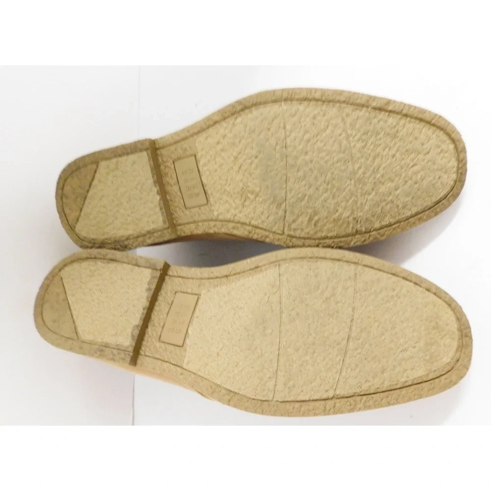 Oak & Rush Men's Ankle Lace Up Fashion Microsuede Chukka Boots Beige sz 10.5
